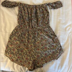 Floral Off-Shoulder Jumpsuit
